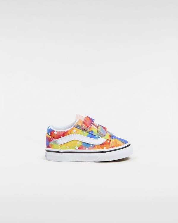 Vans - Toddler Old Skool Hook And Loop Shoes  (1-4 Years), Multicolour, Size: 4.5