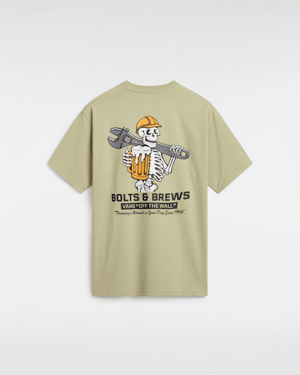 Vans – Wrenched T-Shirt, Man, Beige, Size: L