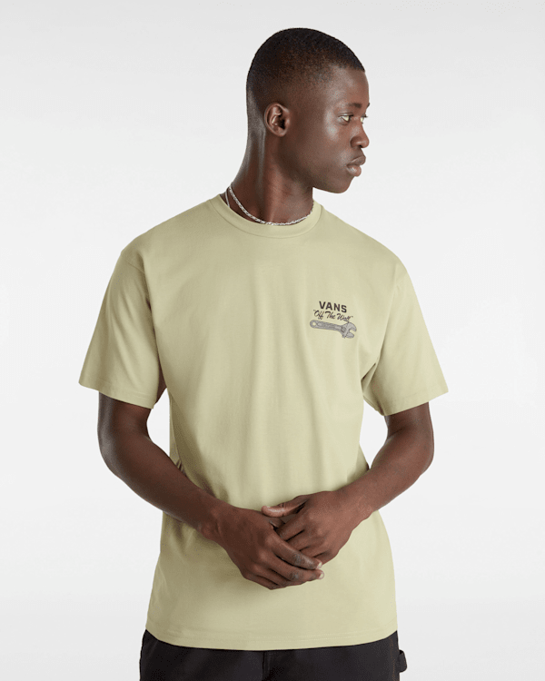 Vans - Wrenched T-Shirt, Man, Beige, Size: XS (obrázek 3)