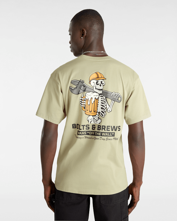 Vans - Wrenched T-Shirt, Man, Beige, Size: XS (obrázek 4)