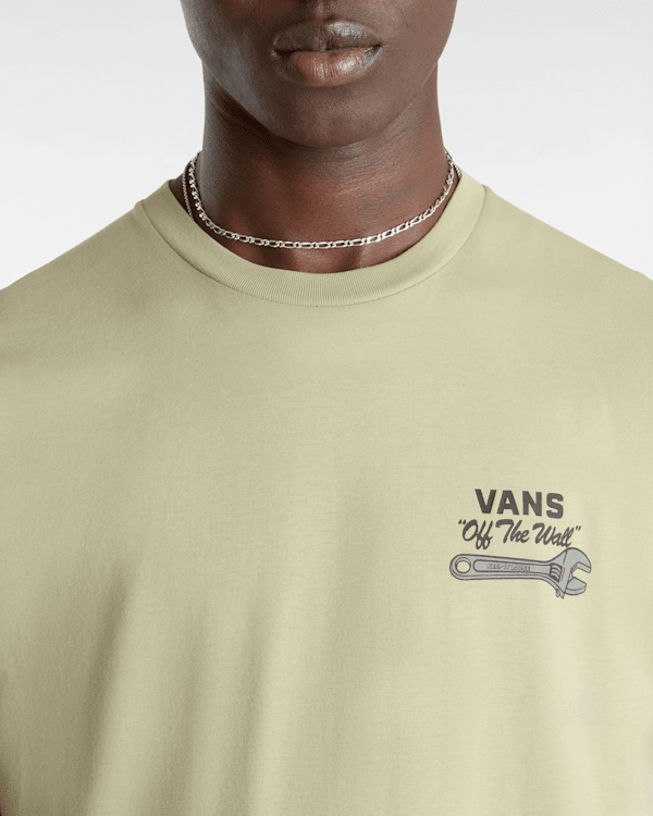 Vans - Wrenched T-Shirt, Man, Beige, Size: XS (obrázek 6)