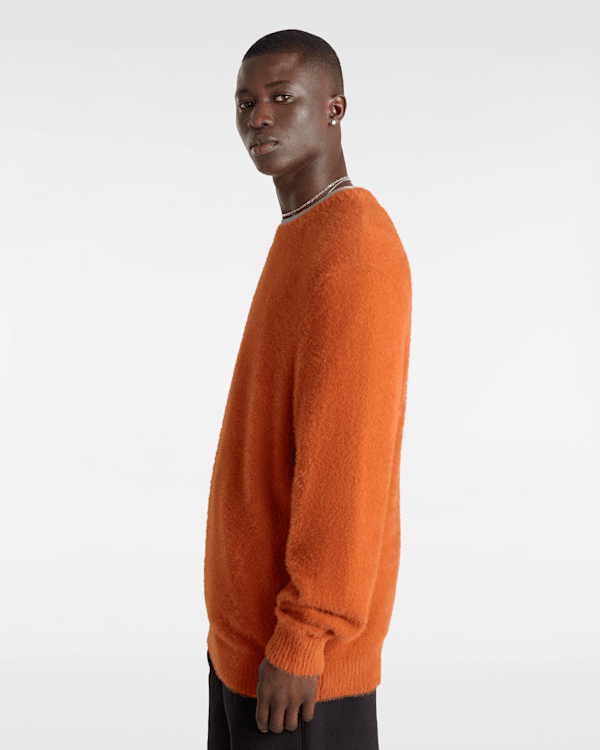 Vans - Elmsford Solid Crew Sweatshirt, Man, Orange, Size: L (obrázek 5)