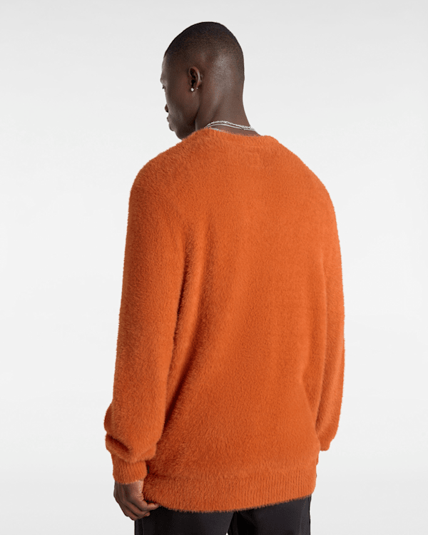 Vans - Elmsford Solid Crew Sweatshirt, Man, Orange, Size: L (obrázek 4)