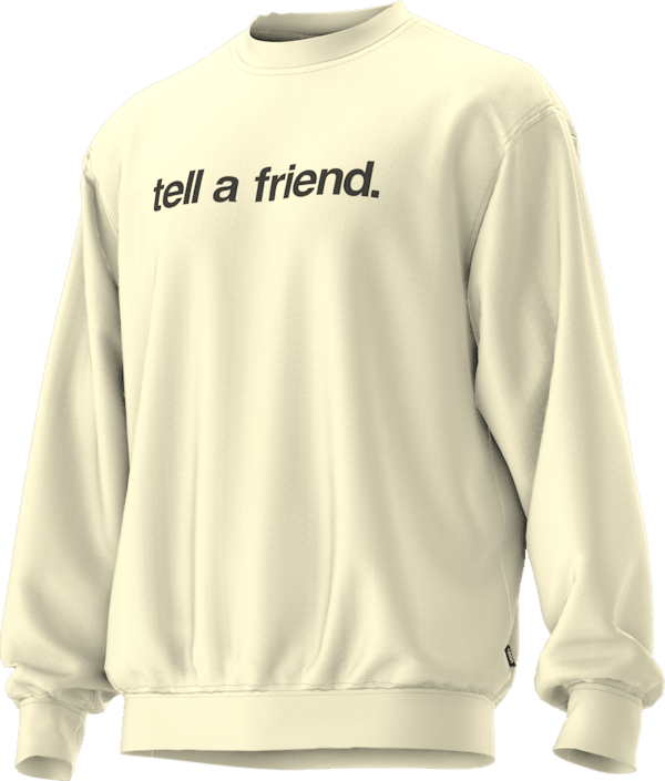 Vans - Tell a Friend Crew Sweatshirt, Man, Black, Size: XS (obrázek 6)