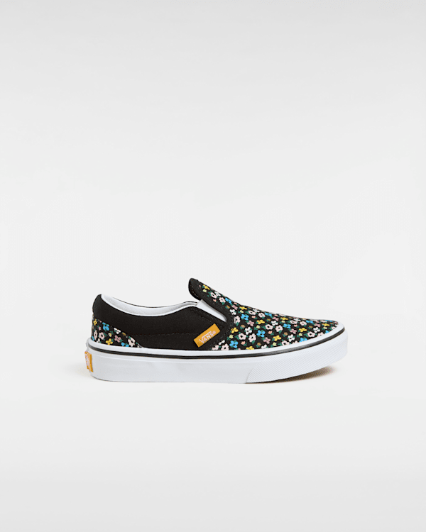 Vans - Kids Classic Slip-on Shoes  (4-8 Years), Black, Size: 1.5