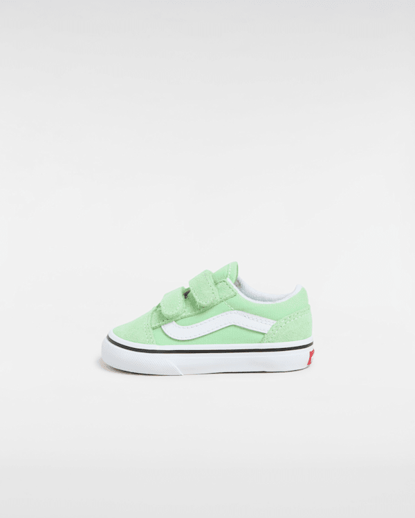 Vans - Toddler Old Skool Shoes  (1-4 Years), Green, Size: 1.5