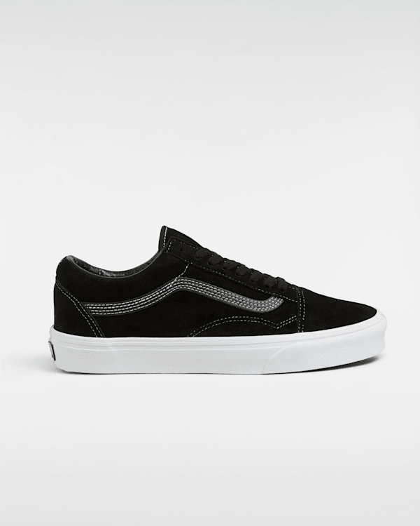 Vans - Old Skool Pig Suede Shoes, Man, Black