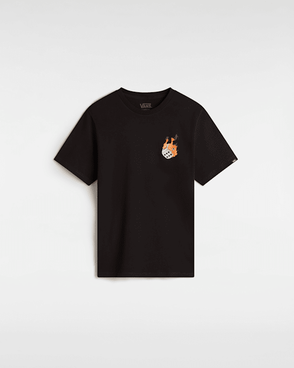 Vans - Kids No Dice T-shirt  (8-14 Years), Black, Size: M