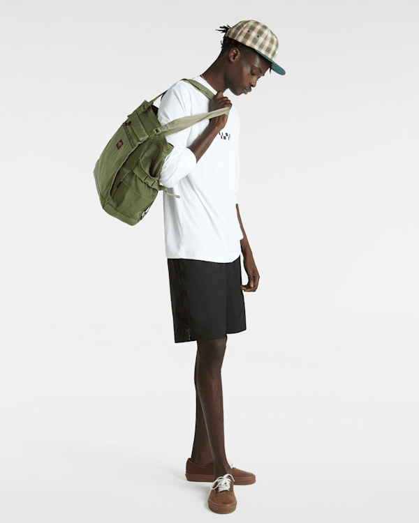 Vans - Primary Solid Elastic Boardshorts, Man, Black, Size: XS (obrázek 6)