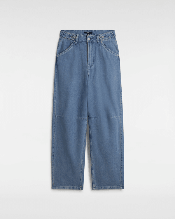 Vans - Curbside Denim Trousers, Woman, Blue