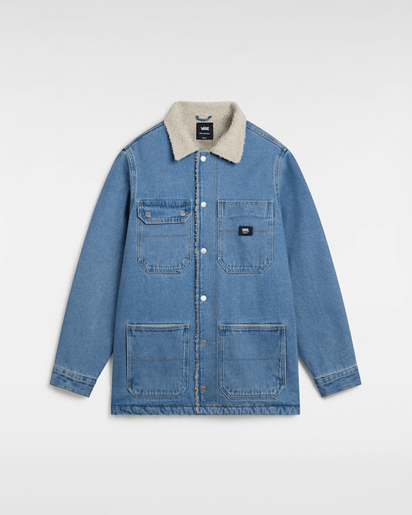 Vans - Drill Chore Denim Sherpa Jacket, Man, Blue