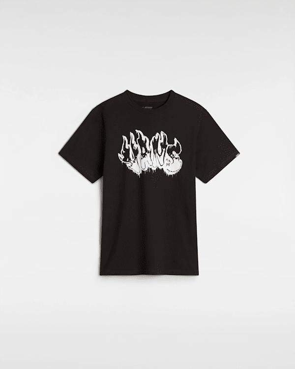 Vans - Kids Burnout T-shirt  (8-14 Years), Black, Size: M