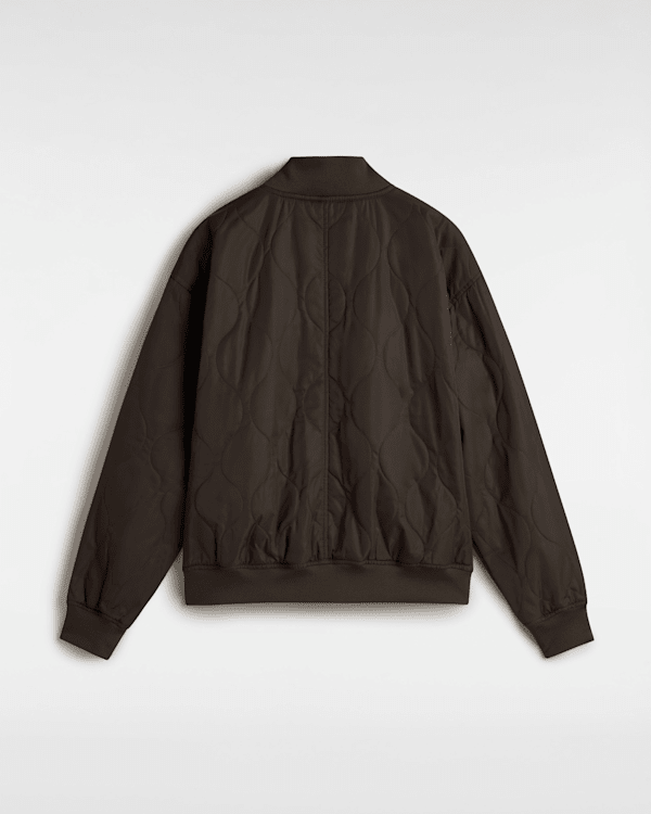 Vans – Bennet Quilted Bomber Jacket, Woman, Brown, Size: XL