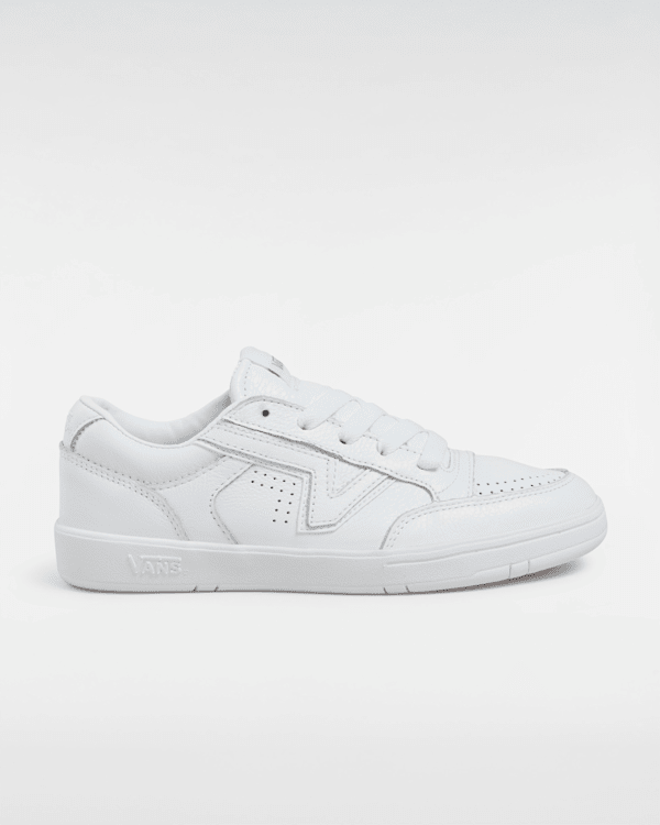 Vans - Zapatillas de cuero Lowland Comfycush, Hombre, Blanco, Talla: 42.5