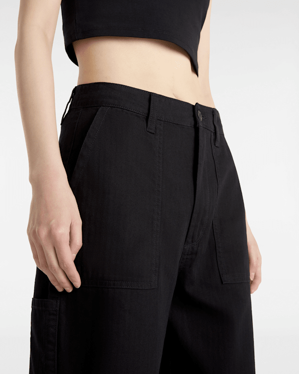 Vans - Union Relaxed Carpenter Trousers, Woman, Black, Size: 24 (obrázek 7)