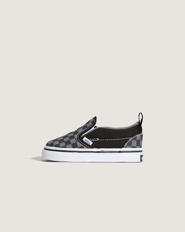 Vans - Buty Na Rzepy Checkerboard Slip-On Dla MłOdszych Dzieci (1-4 Lata)Unisex, Czarny, Size: 25-image