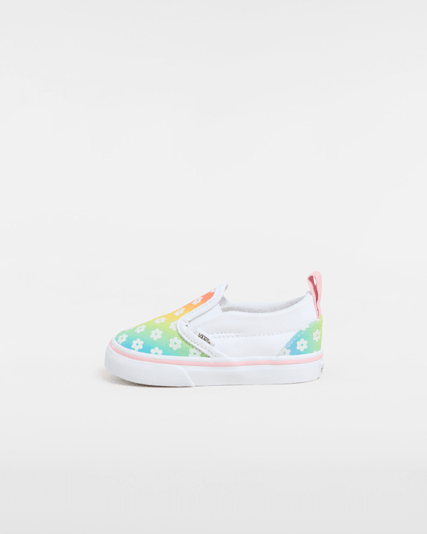 Vans - Toddler Slip-on Shoes  (1-4 Years), White, Size: 2.5