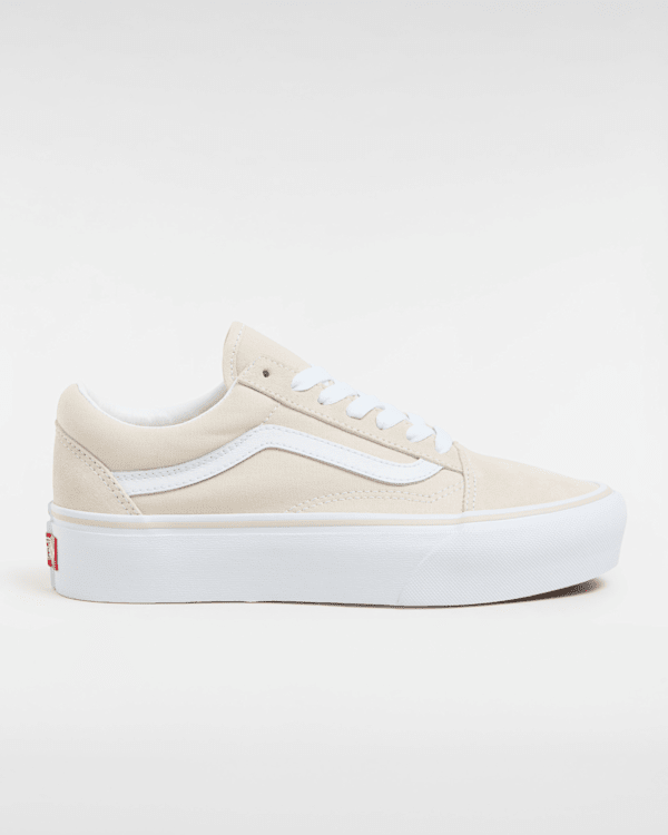 Vans - Old Skool Plateauschuhe, Damen, Beige
