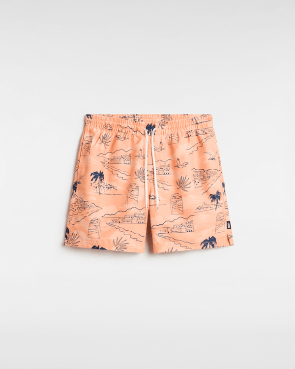 Vans - Primary Print Elastic Boardshorts, Herren, Orange