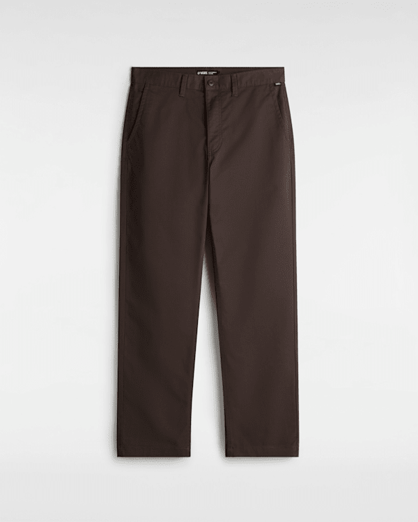 Vans - Pantalón chino holgado Authentic, Hombre, Marrón, Talla: 28