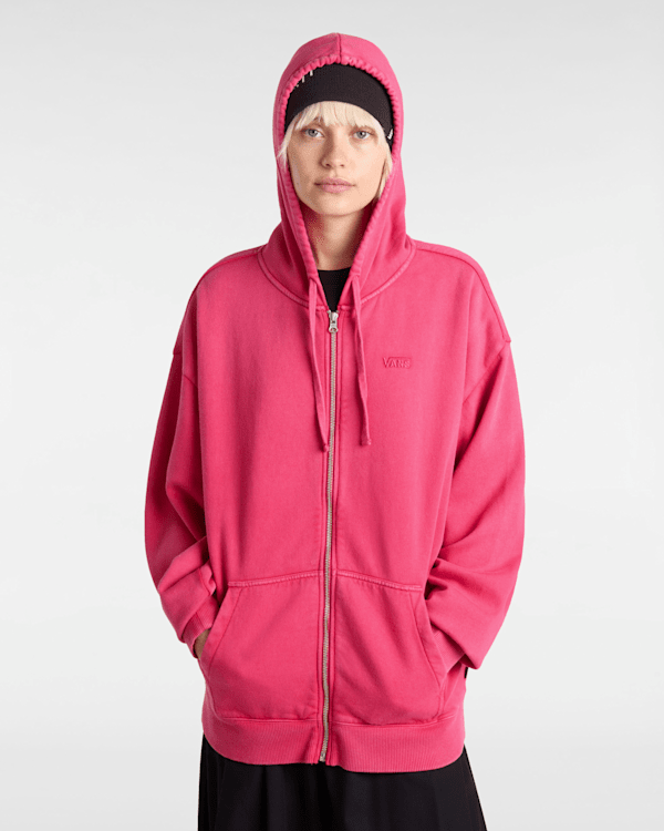 Vans - Everyday Zip Pullover Hoodie, Woman, Pink, Size: S (obrázek 3)
