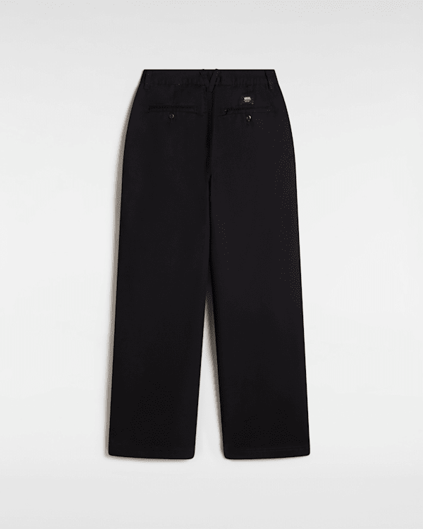 Vans – Palmer Wide Leg Chino Trousers, Woman, Black, Size: 22