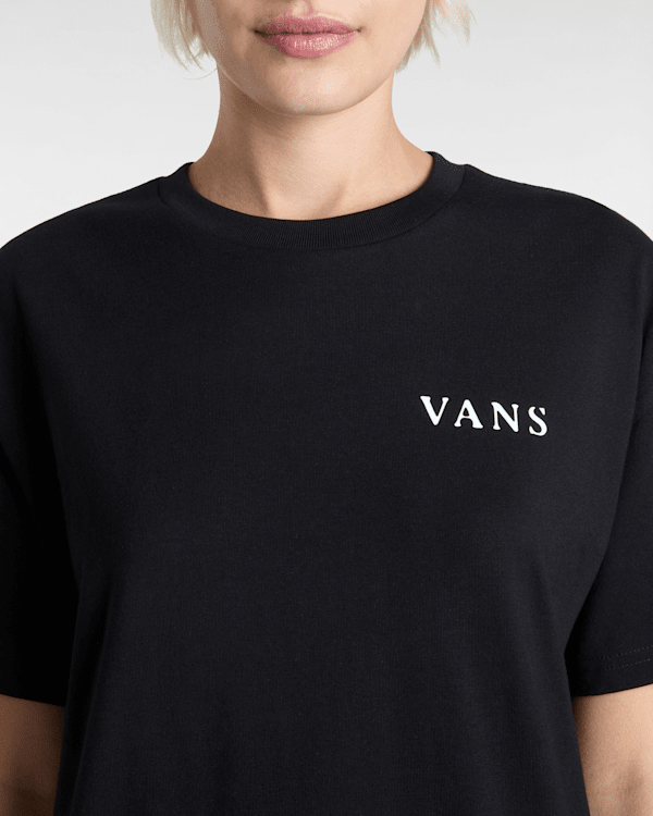 Vans - Night Orb Oversized T-Shirt, Woman, Black, Size: M (obrázek 6)