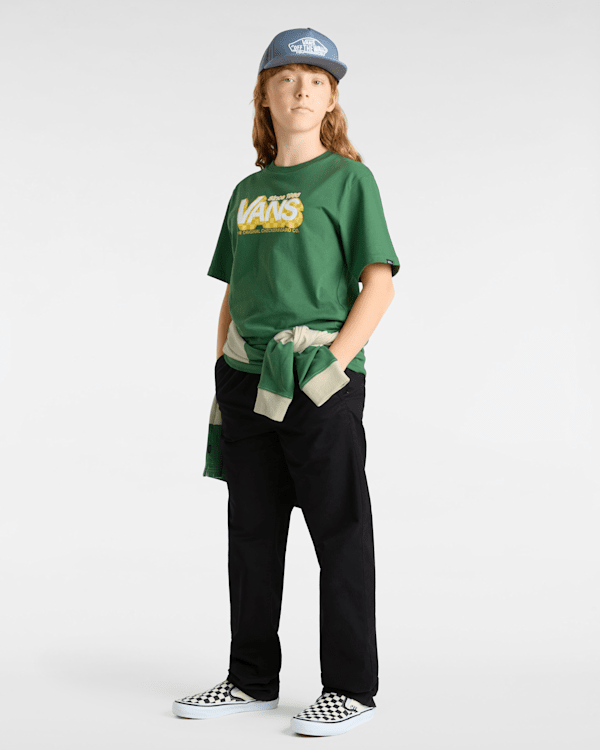 Vans - Kids er Drop T-Shirt (8-14 Years), Green, Size: M (obrázek 4)