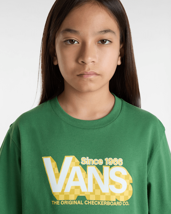 Vans - Kids er Drop T-Shirt (8-14 Years), Green, Size: M (obrázek 9)