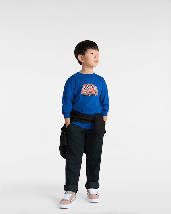 Vans - Little Kids Free Shipping T-Shirt (2-8 Years), Blue, Size: 3-4Y (obrázek 5)