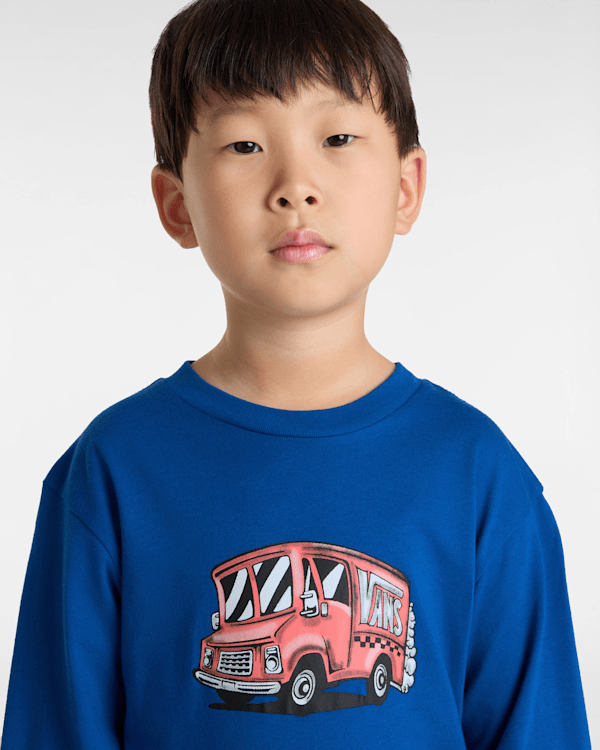 Vans - Little Kids Free Shipping T-Shirt (2-8 Years), Blue, Size: 3-4Y (obrázek 6)