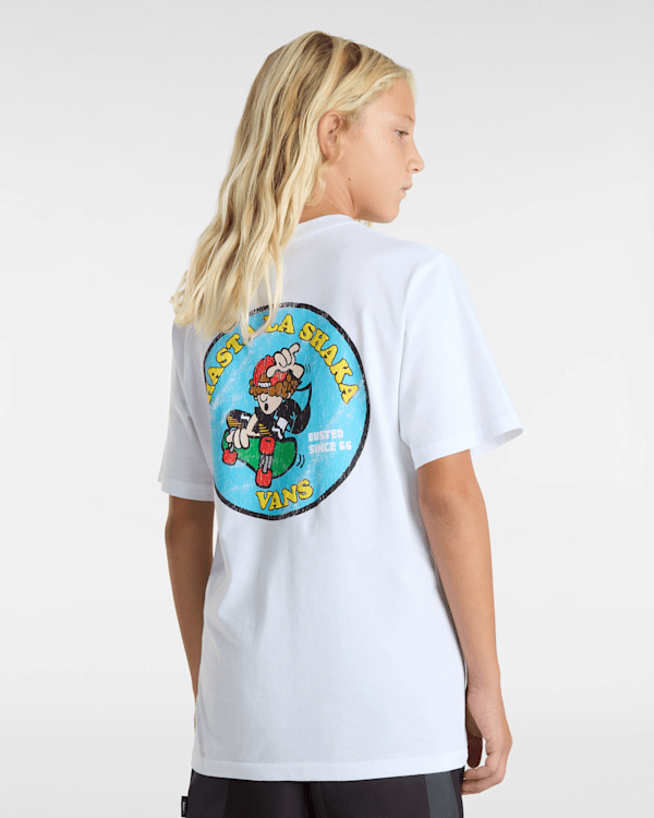 Vans - Kids Hasta La Shaka T-Shirt (8-14 Years), White, Size: M (obrázek 4)