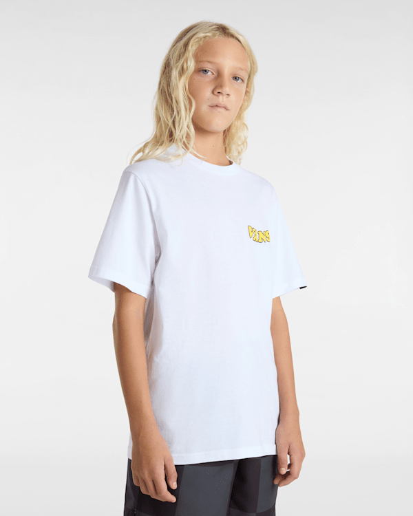 Vans - Kids Hasta La Shaka T-Shirt (8-14 Years), White, Size: M (obrázek 3)