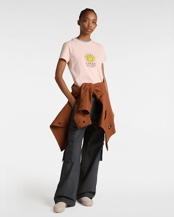 Vans - Cosmic Ray T-Shirt, Woman, Pink, Size: S (obrázek 5)