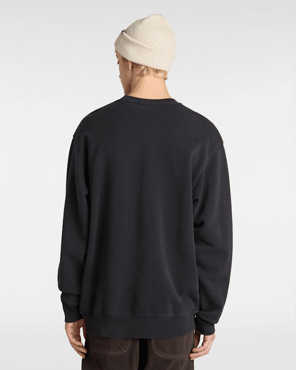 Vans - Tell a Friend Crew Sweatshirt, Man, Black, Size: XS (obrázek 5)