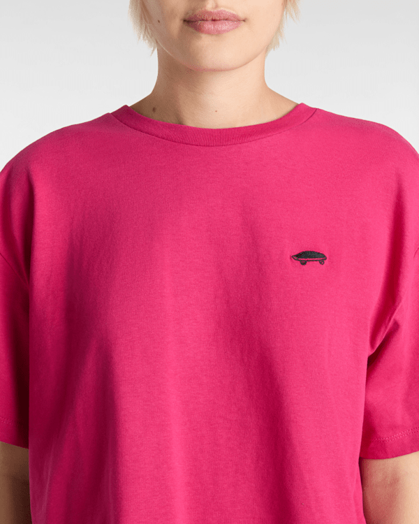 Vans - Salton Crop T-Shirt, Woman, Pink, Size: M (obrázek 6)