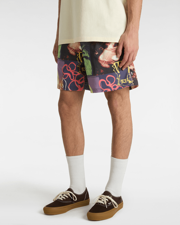 Vans - Primary Crazy Print Boardshorts, Man, Blue, Size: M (obrázek 3)