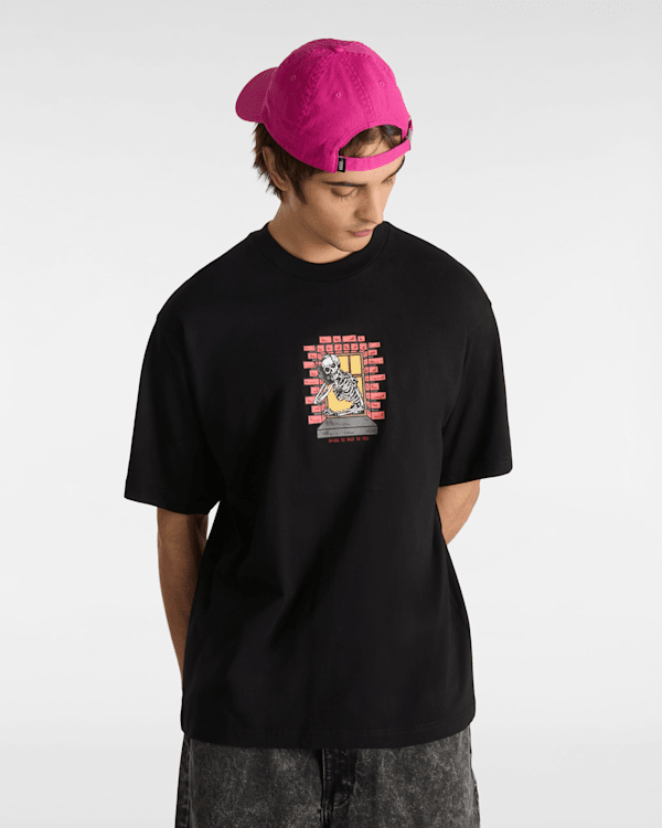 Vans - Skull Reaper Window T-Shirt, Man, Black, Size: S (obrázek 3)