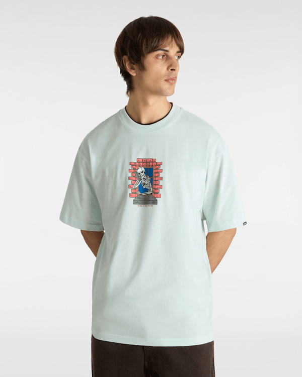 Vans - Skull Window T-Shirt, Man, Green, Size: M (obrázek 3)