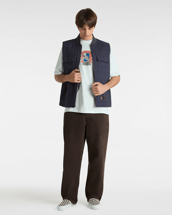 Vans - Skull Window T-Shirt, Man, Green, Size: M (obrázek 5)