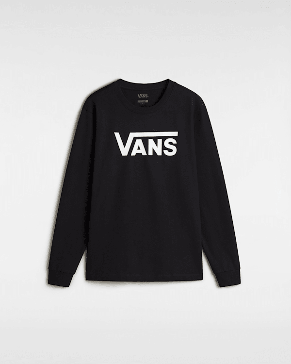 Vans - Flying V Classic Long Sleeve T-shirt, Woman, Black, Size: S