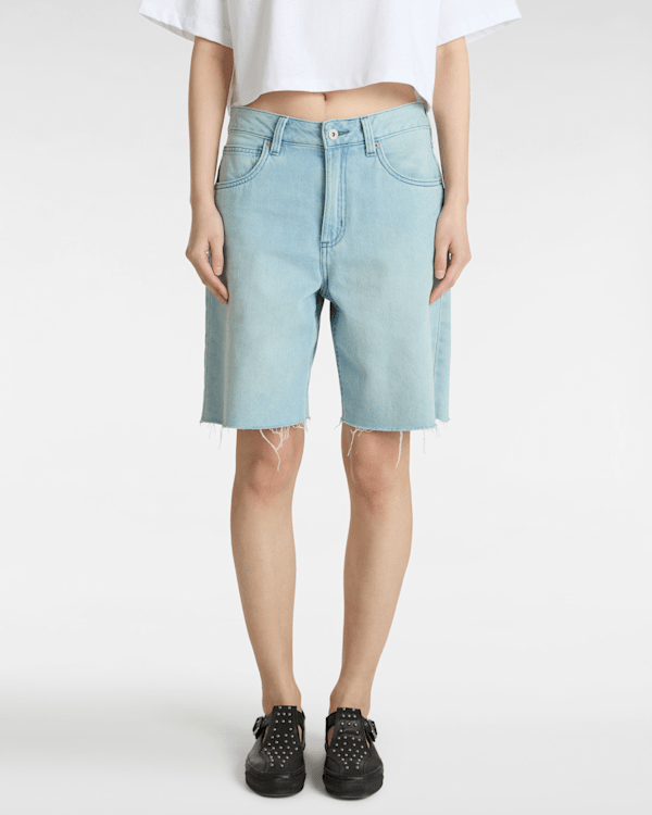 Vans - Sirelle Cut-Off 9" Jorts, Woman, Blue, Size: 30 (obrázek 3)
