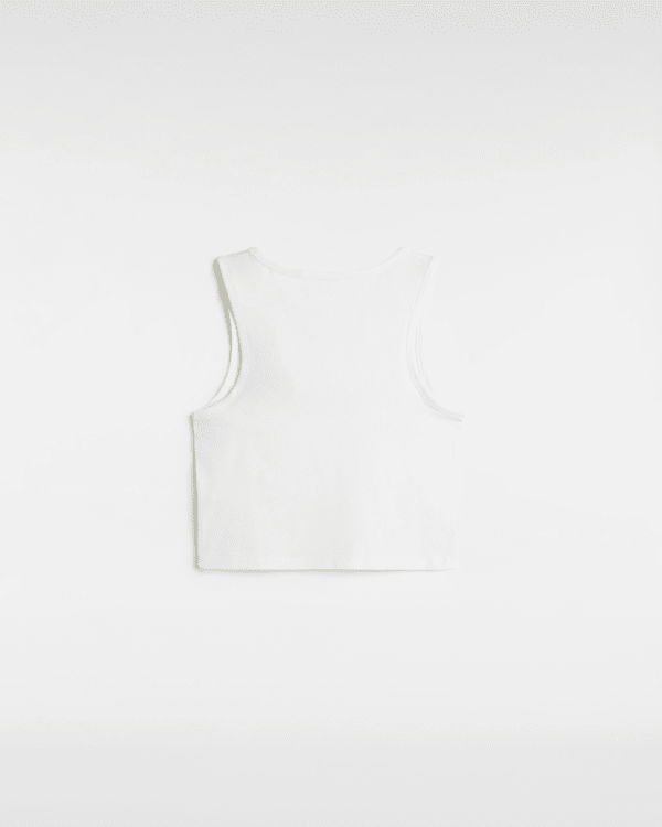 Vans – Blur Fitted Crop Tank, Woman, White, Size: XL