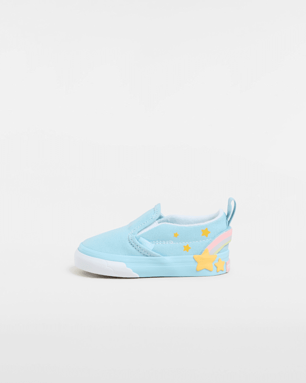 Vans - TéNis Slip-On Para Bebé (4-8 Anos)Unisex, Azul, Size: 24.5-image