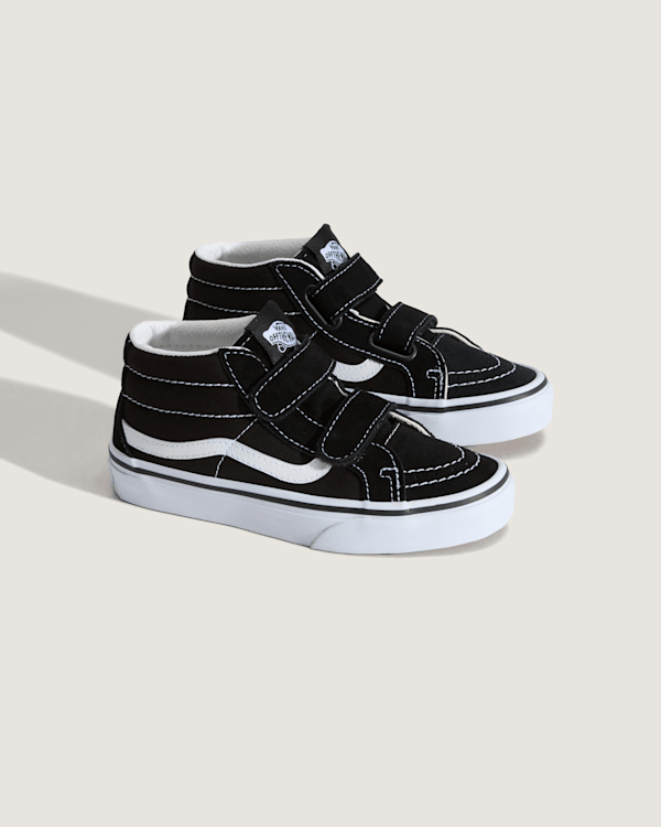 Vans – Kids Sk8-Mid Shoes (4-8 years), Black, Size: 32