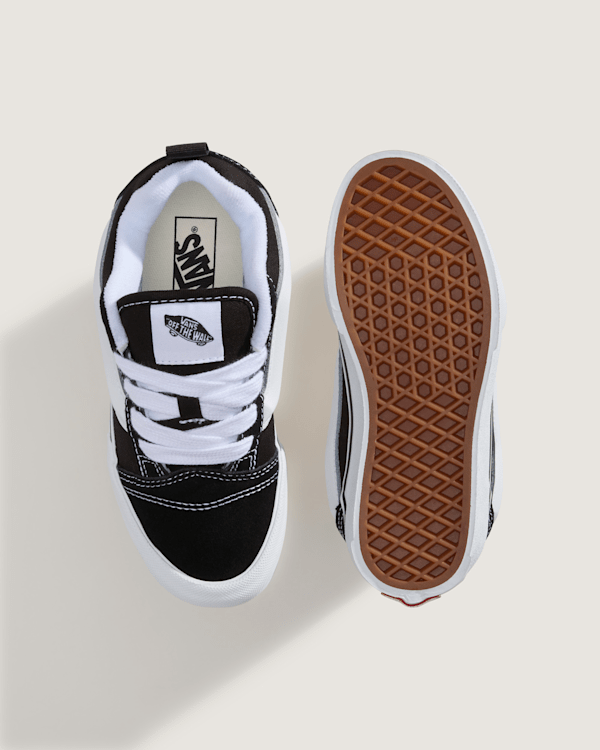 Vans - Kids Knu Skool Shoes (4-8 Years), Black, Size: 32.5 (obrázek 3)