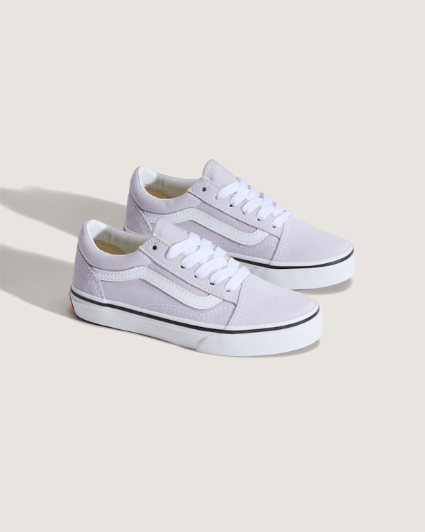 Vans – Kids Old Skool Shoes (4-8 Years), Lilac, Size: 27
