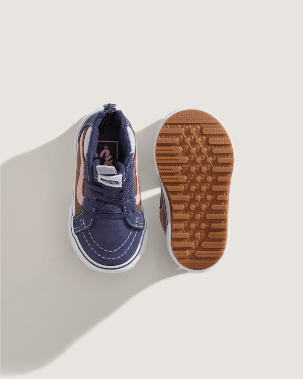 Vans - Toddler Sk8-Hi Zip Water Resistant Shoes (1-4 years), Purple, Size: 21 (obrázek 3)