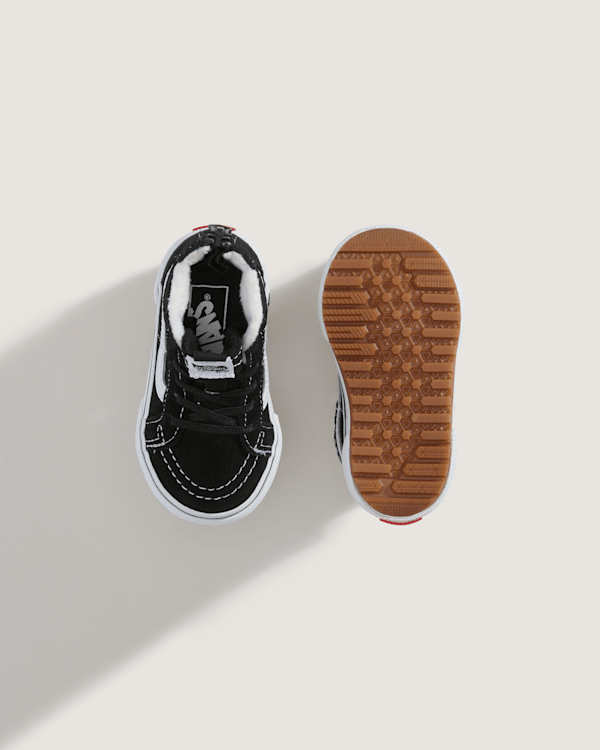 Vans - Toddler Sk8-Hi Zip Water Resistant Shoes (1-4 years), Black, Size: 22 (obrázek 3)