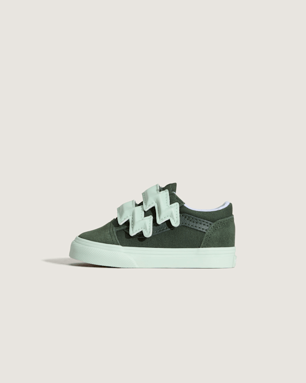 Vans - Old Skool V Bolt Strap Glow Dried Kelpunisex, Groen, Grootte: 23.5-image